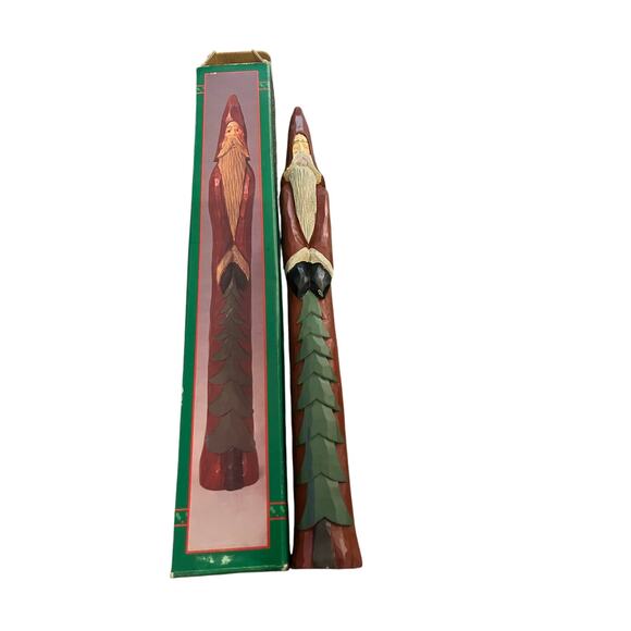 House of Lloyd St.Nick Christmas Around the World Handcrafted Wooden St.Nick 14" - Picture 1 of 4